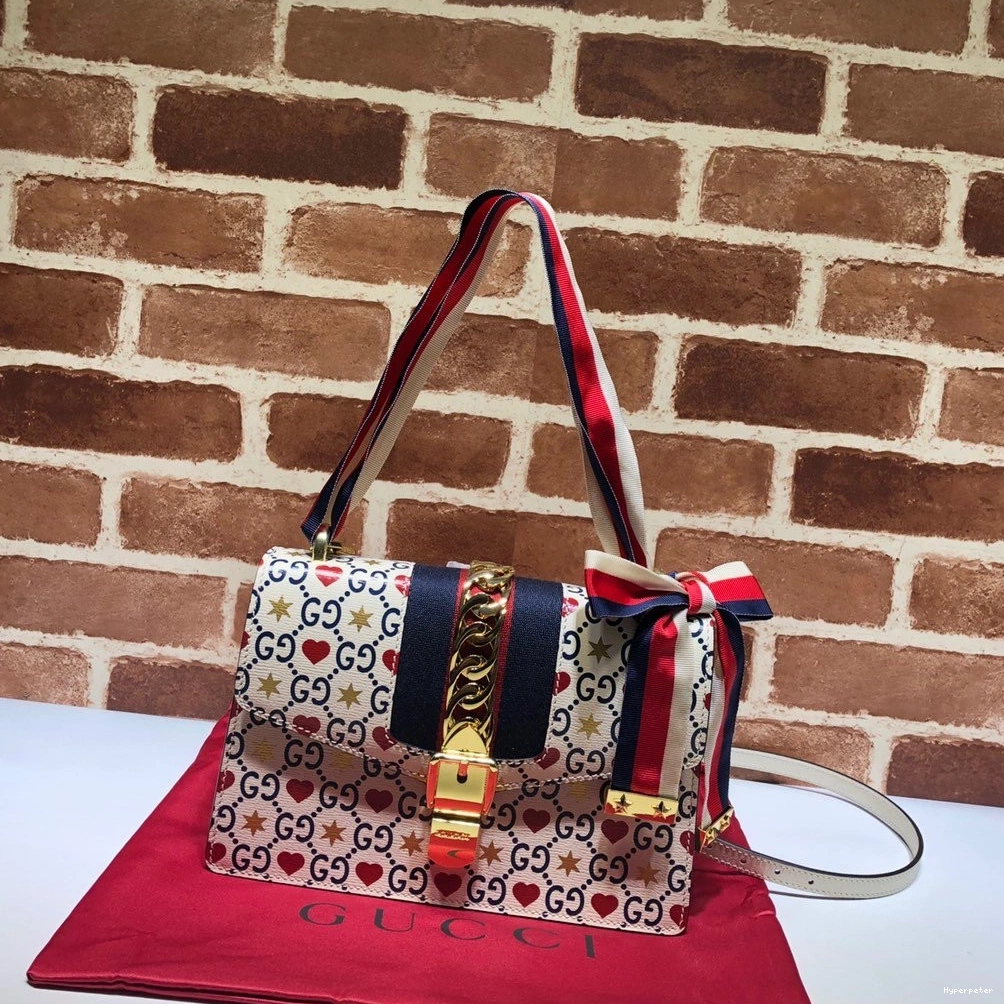 Hyper Peter shoulder small Bee GUCCI Star Sylvie bag 0715